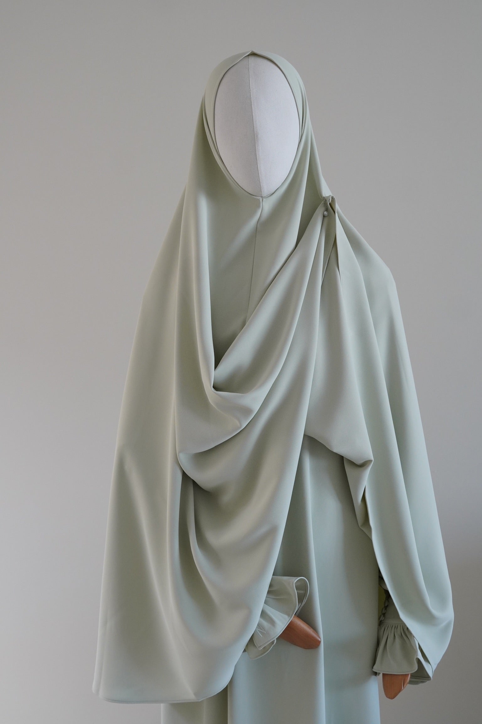 Summer Khimar Minty Green