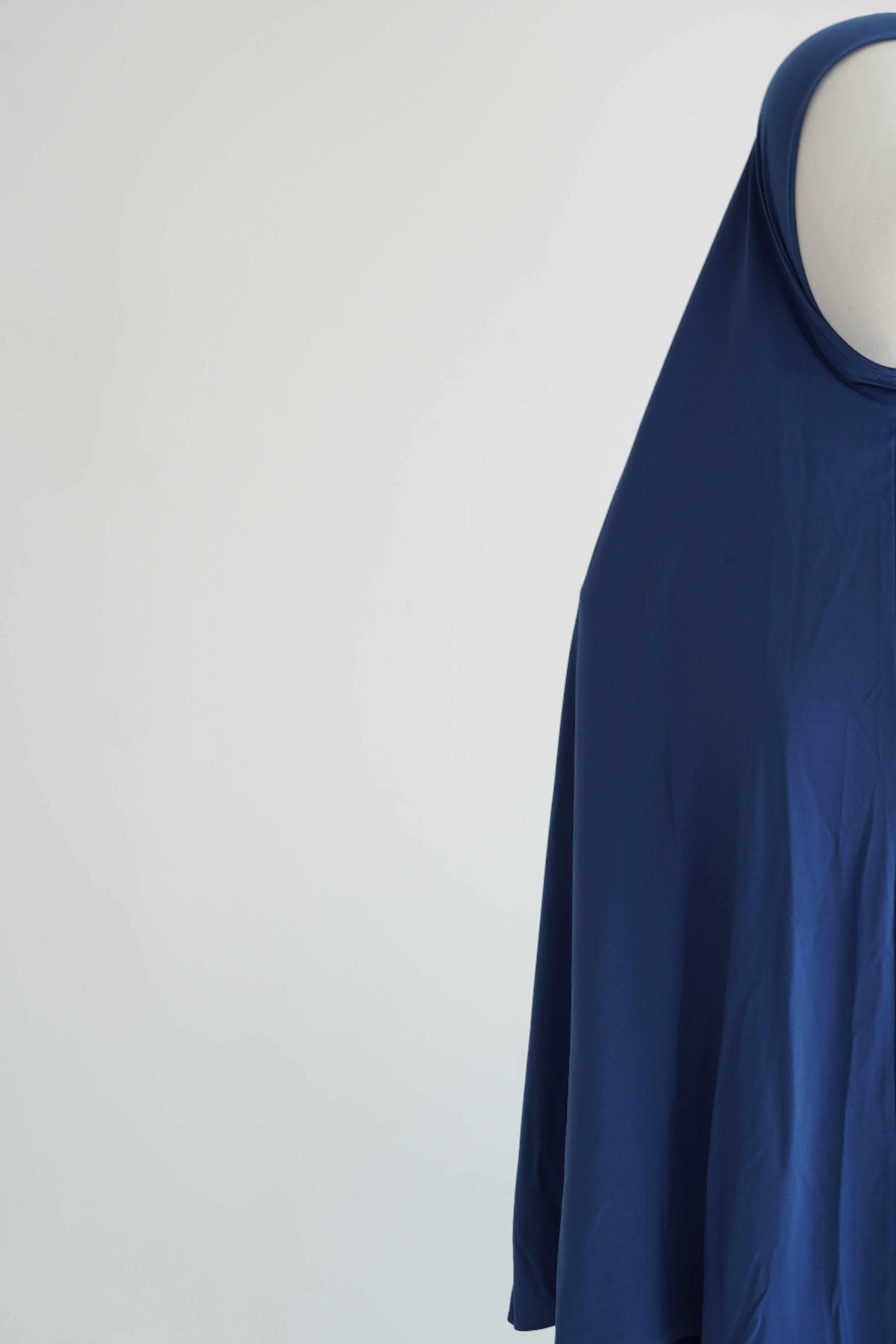 Premium Jersey Khimar Set - Sapphire