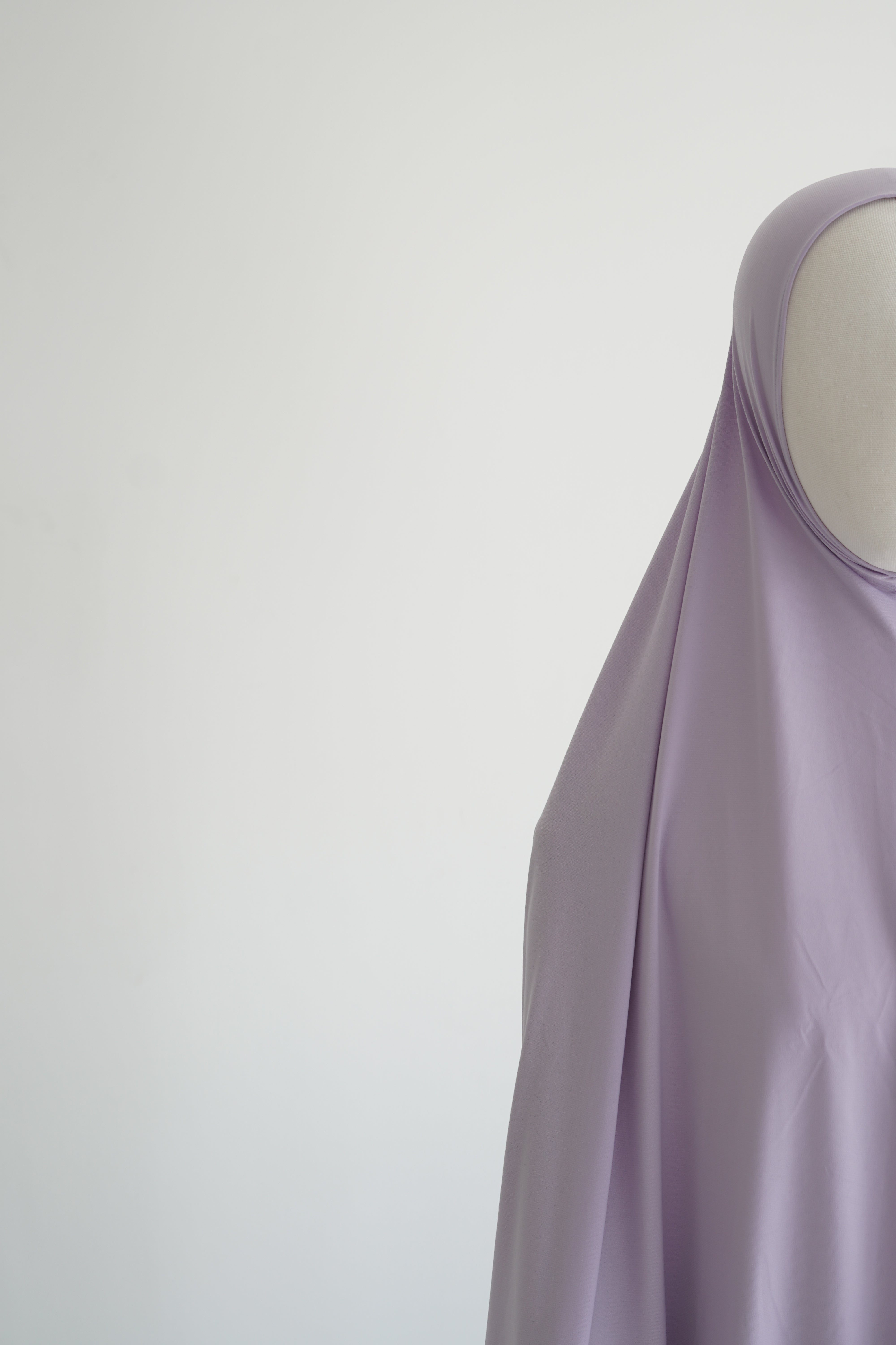 Premium Jersey Khimar Set - Lavender
