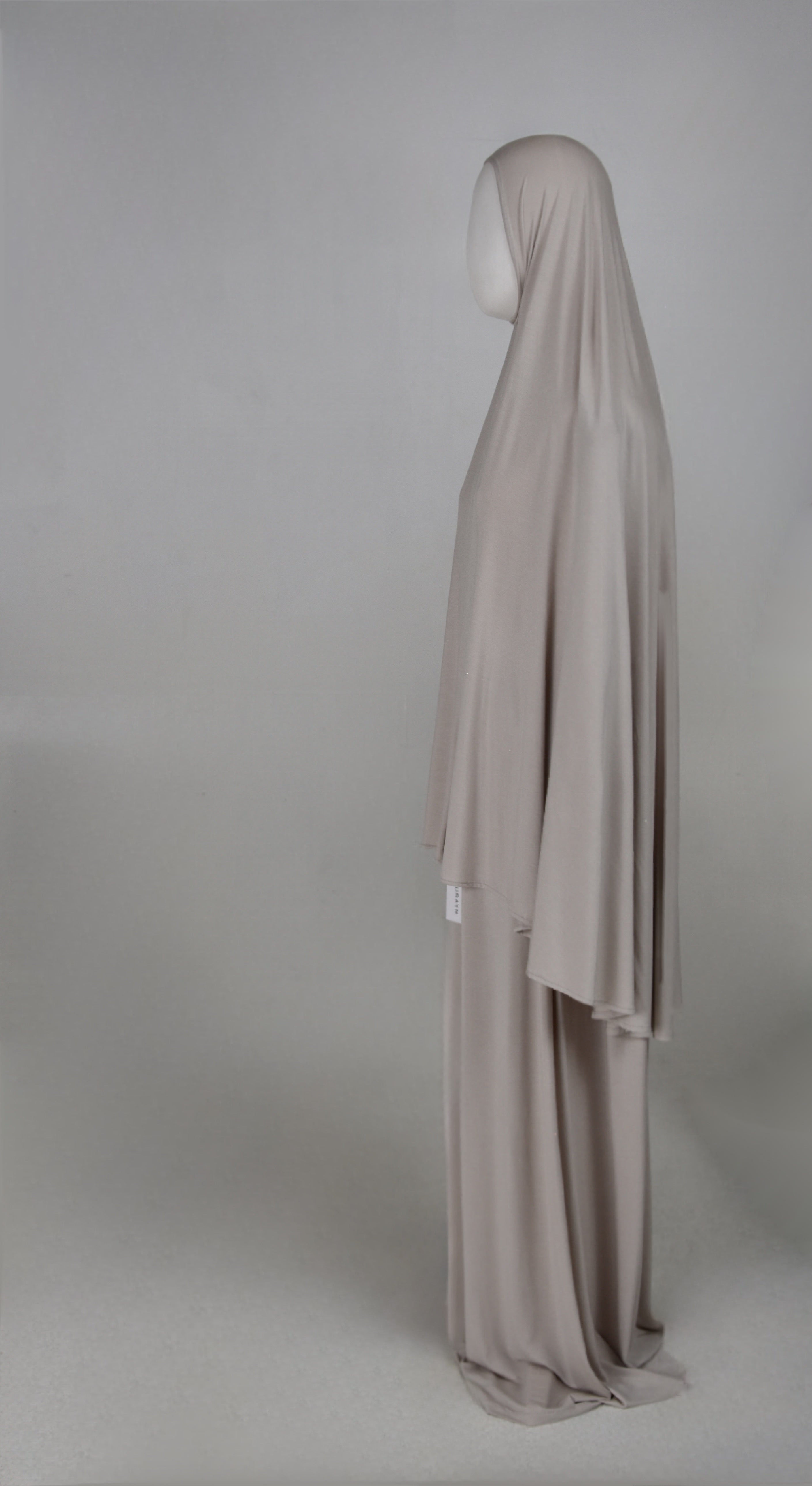 Bambo Jersey Khimar Set - Sandstone
