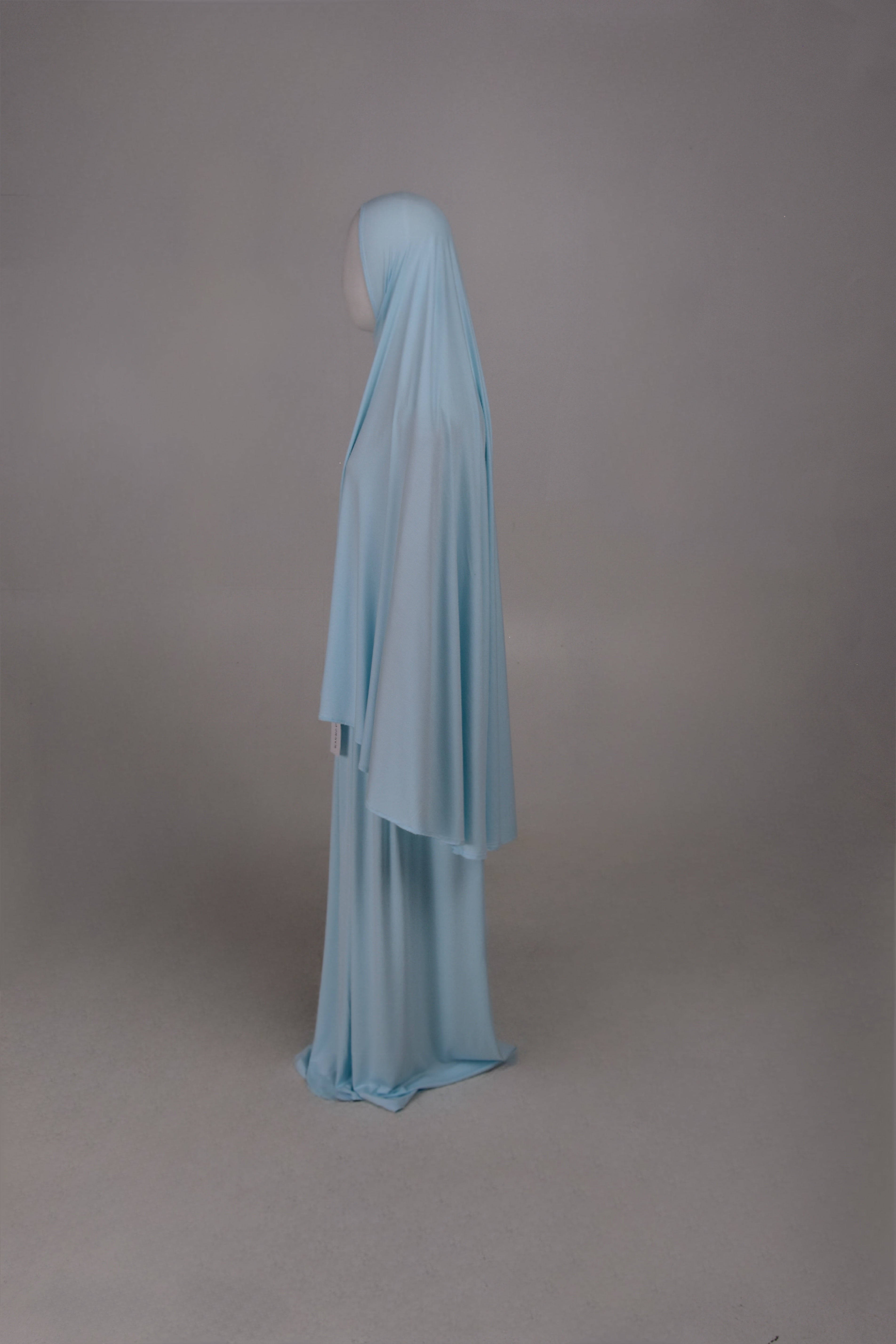 Bambo Jersey Khimar Set - Blue