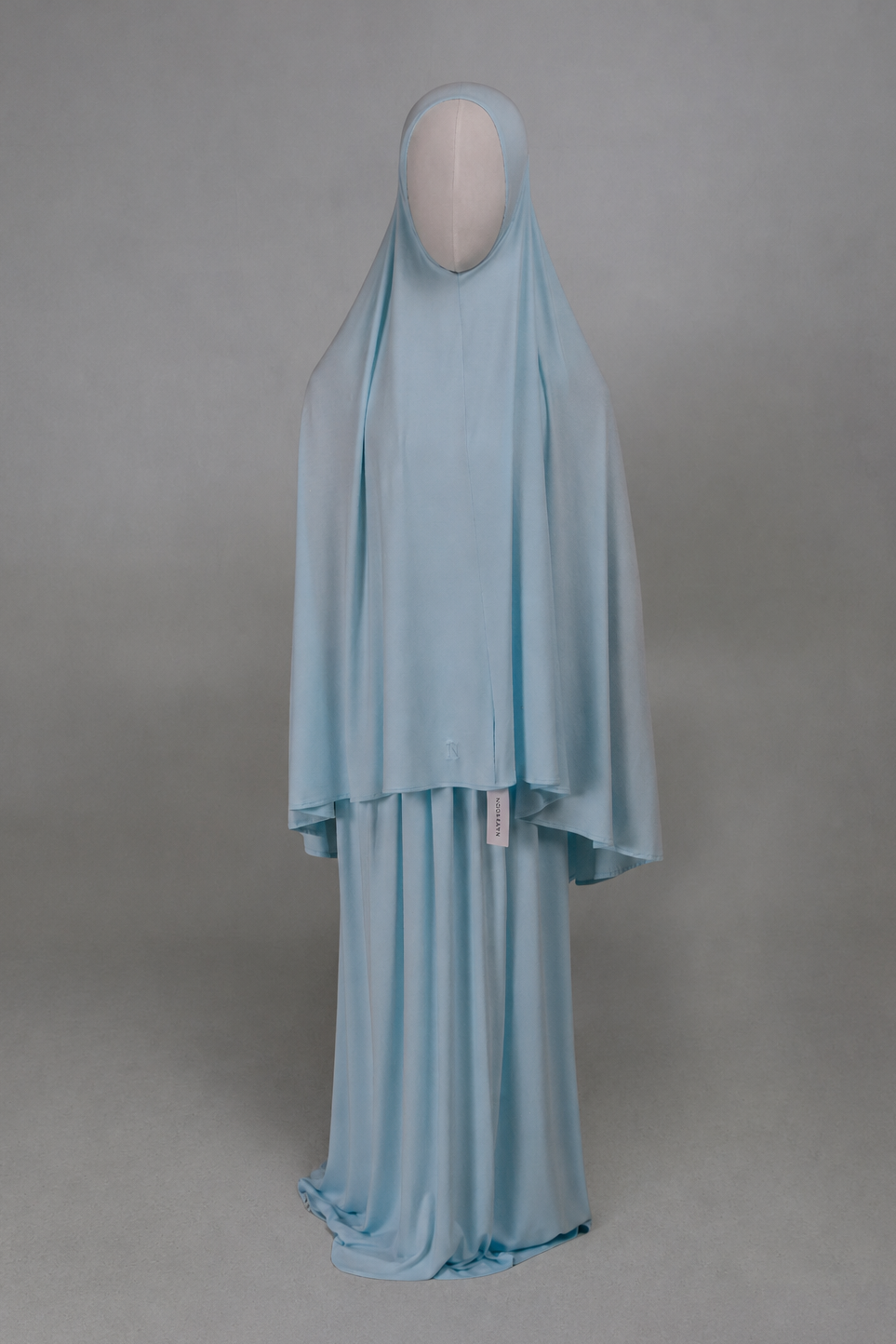 Bamboo Jersey Khimar Set - Ocean Mist