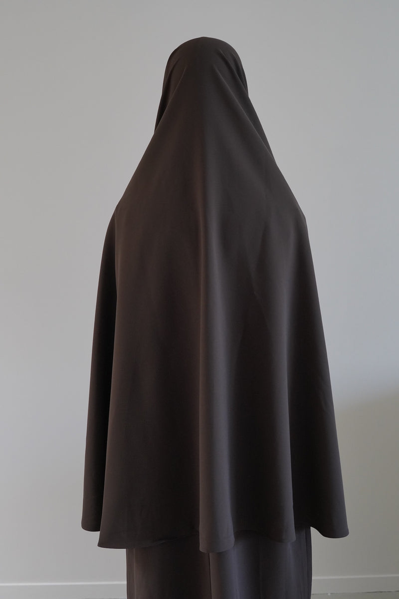 Summer Khimar Dark Chocolate