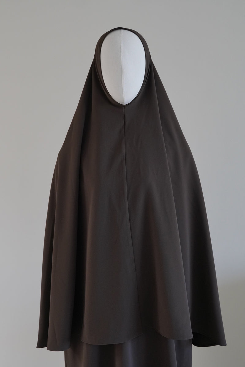 Summer Khimar Dark Chocolate