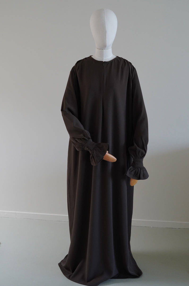 Summer Abaya Dark Chocolate
