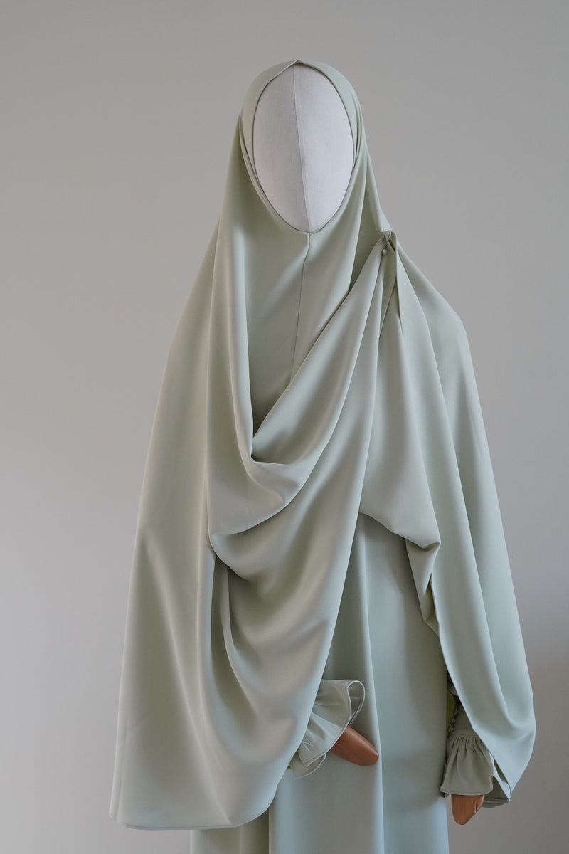 Summer Khimar Minty Green