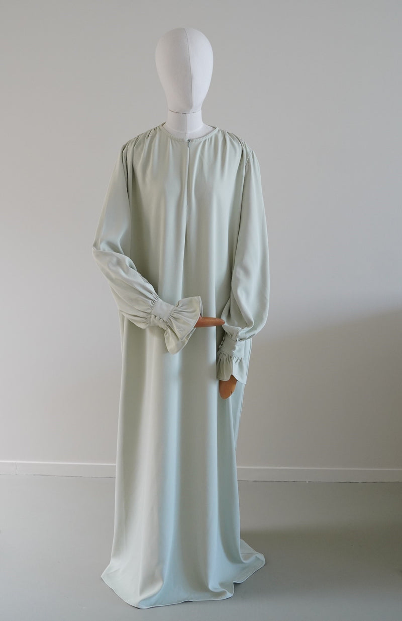 Summer Abaya Minty Green