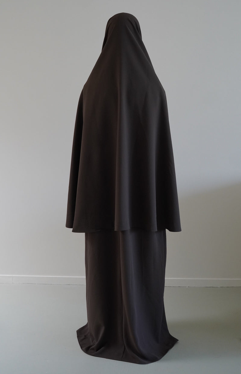 Summer Abaya Dark Chocolate