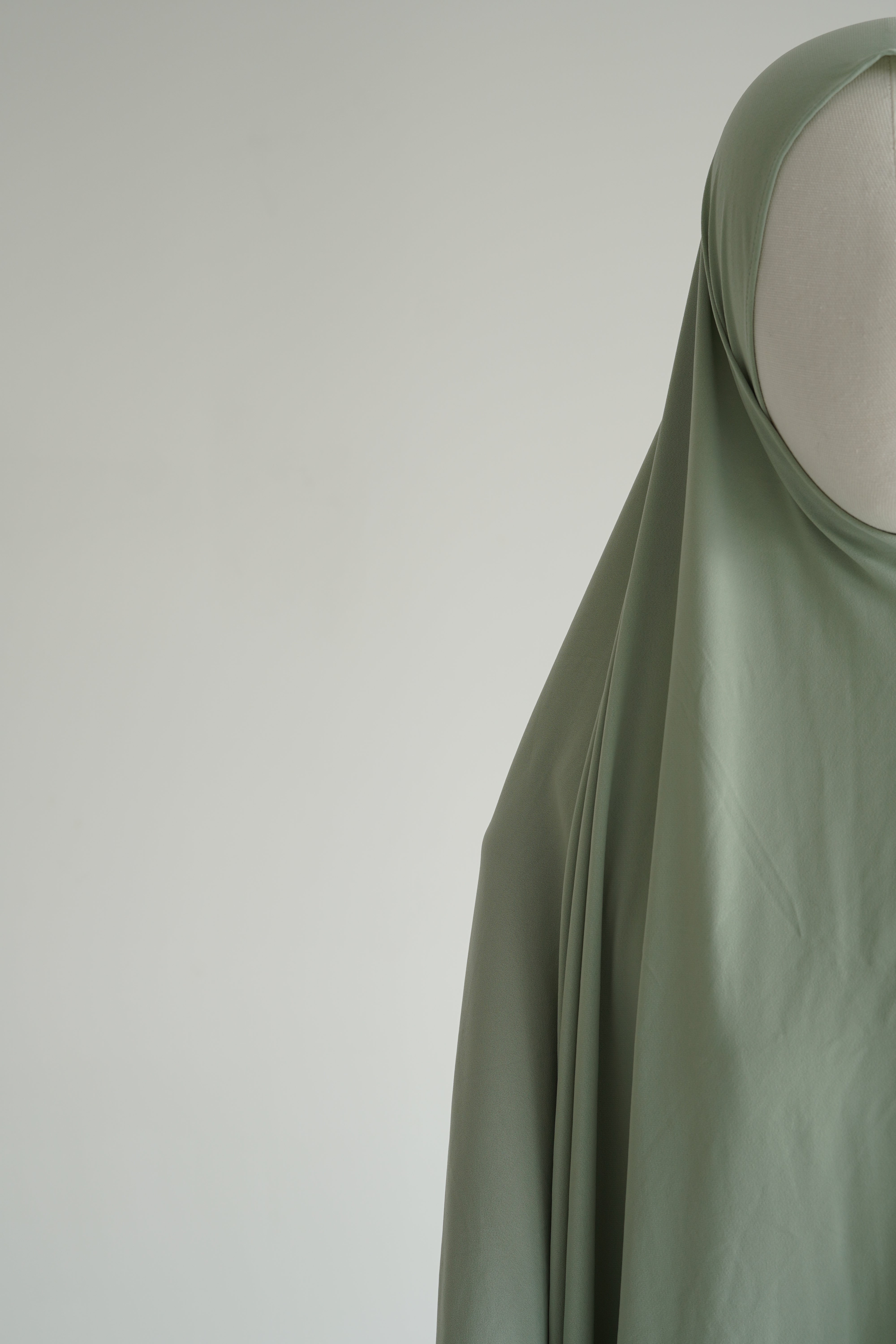 Premium Jersey Khimar Set - Matcha