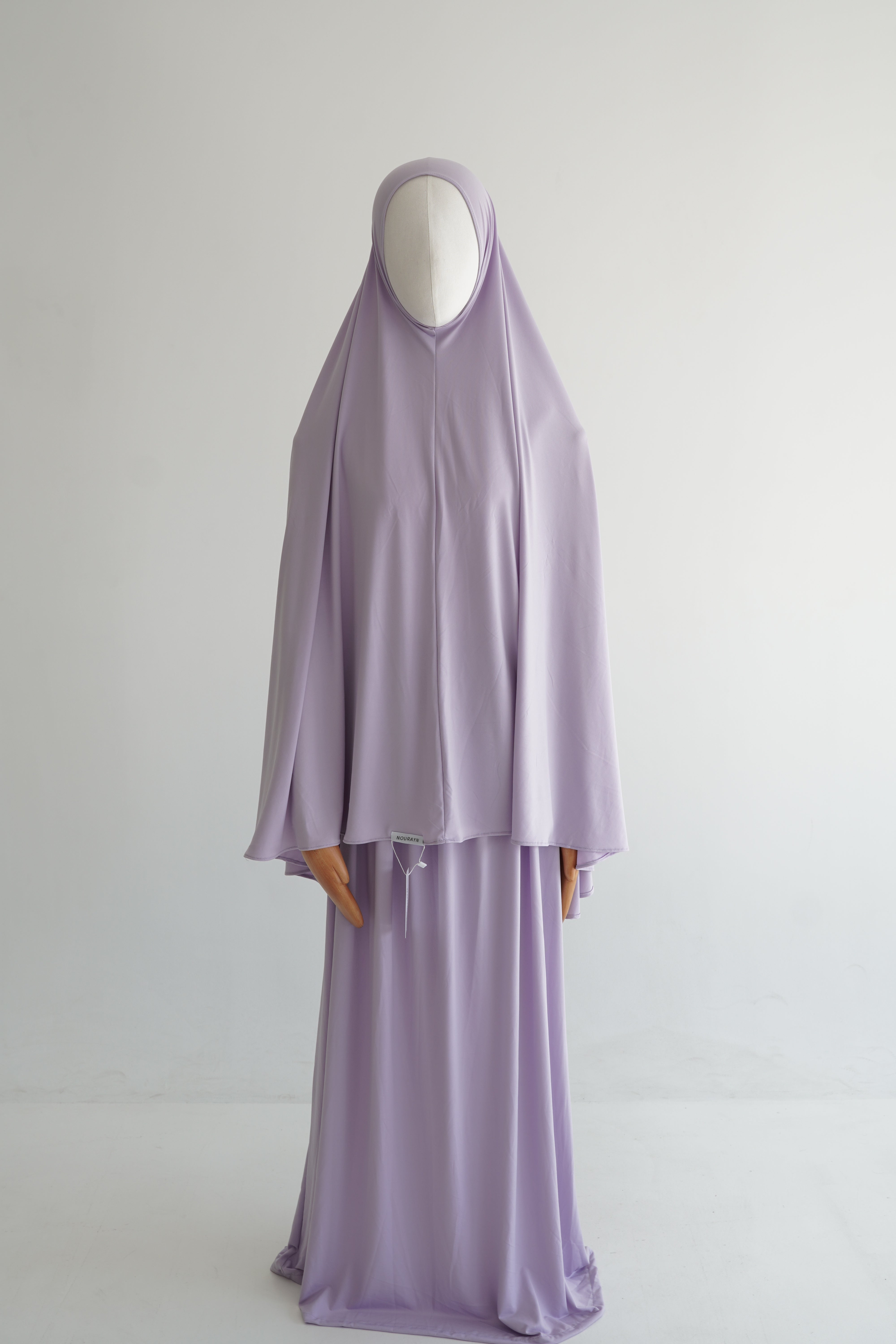 Premium Jersey Khimar Set - Lavender