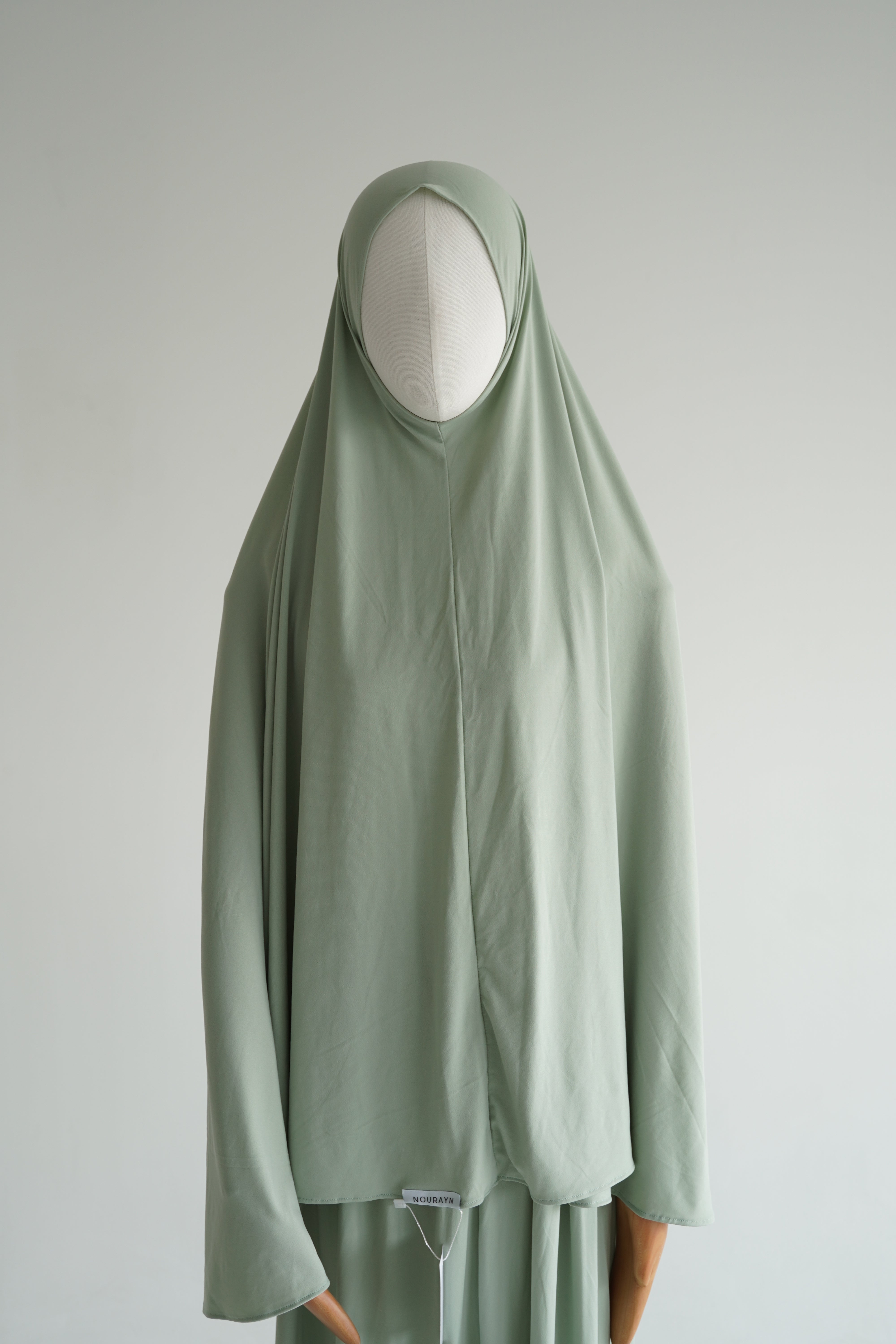 Premium Jersey Khimar Set - Matcha