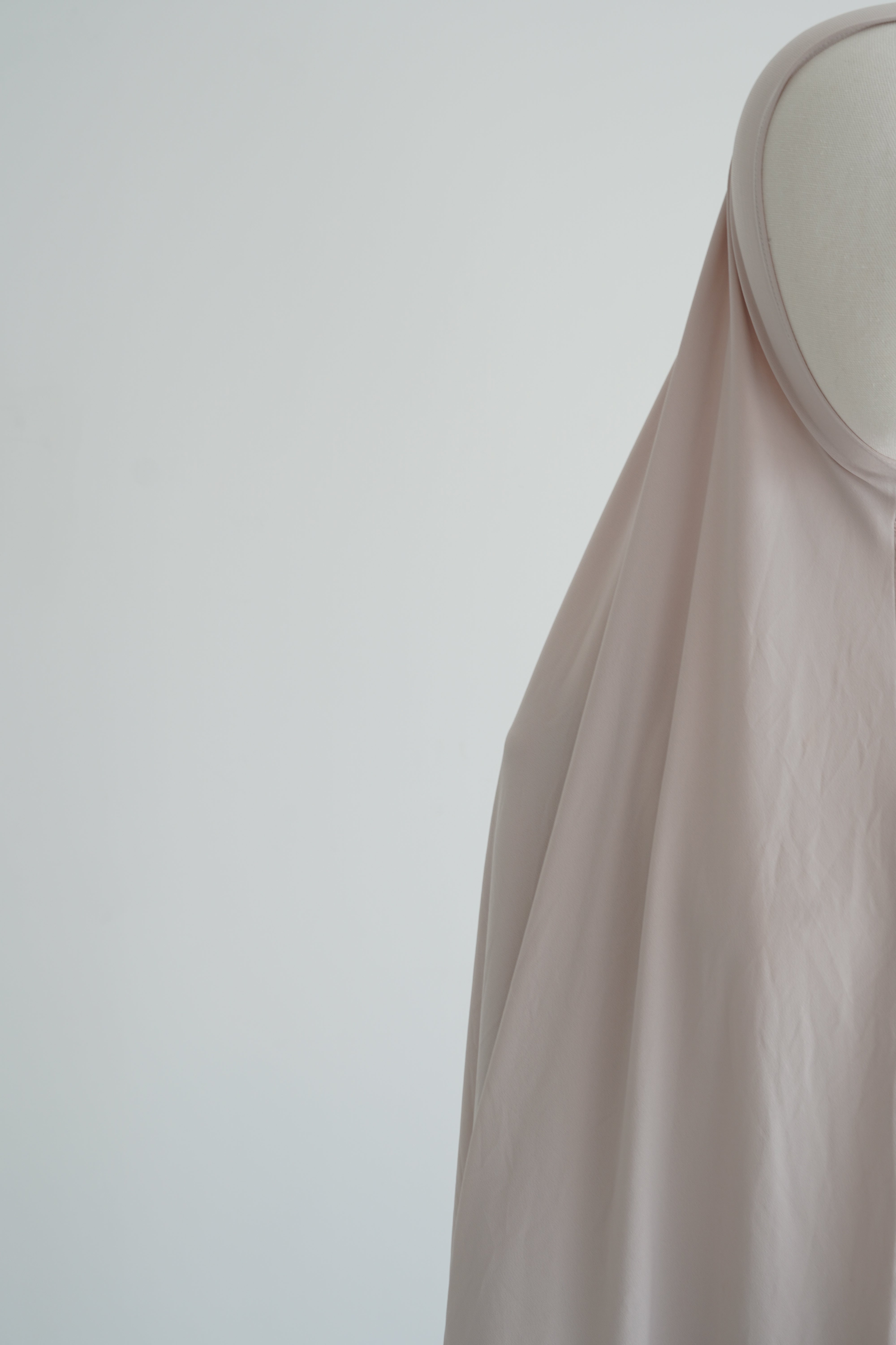 Premium Jersey Khimar Set - Pink Dust